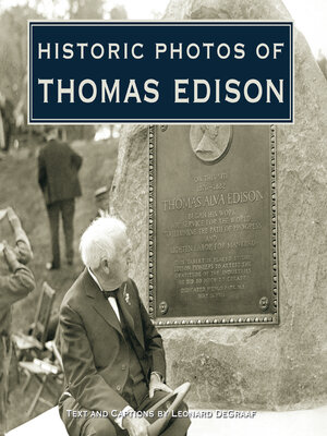 cover image of Historic Photos of Thomas Edison